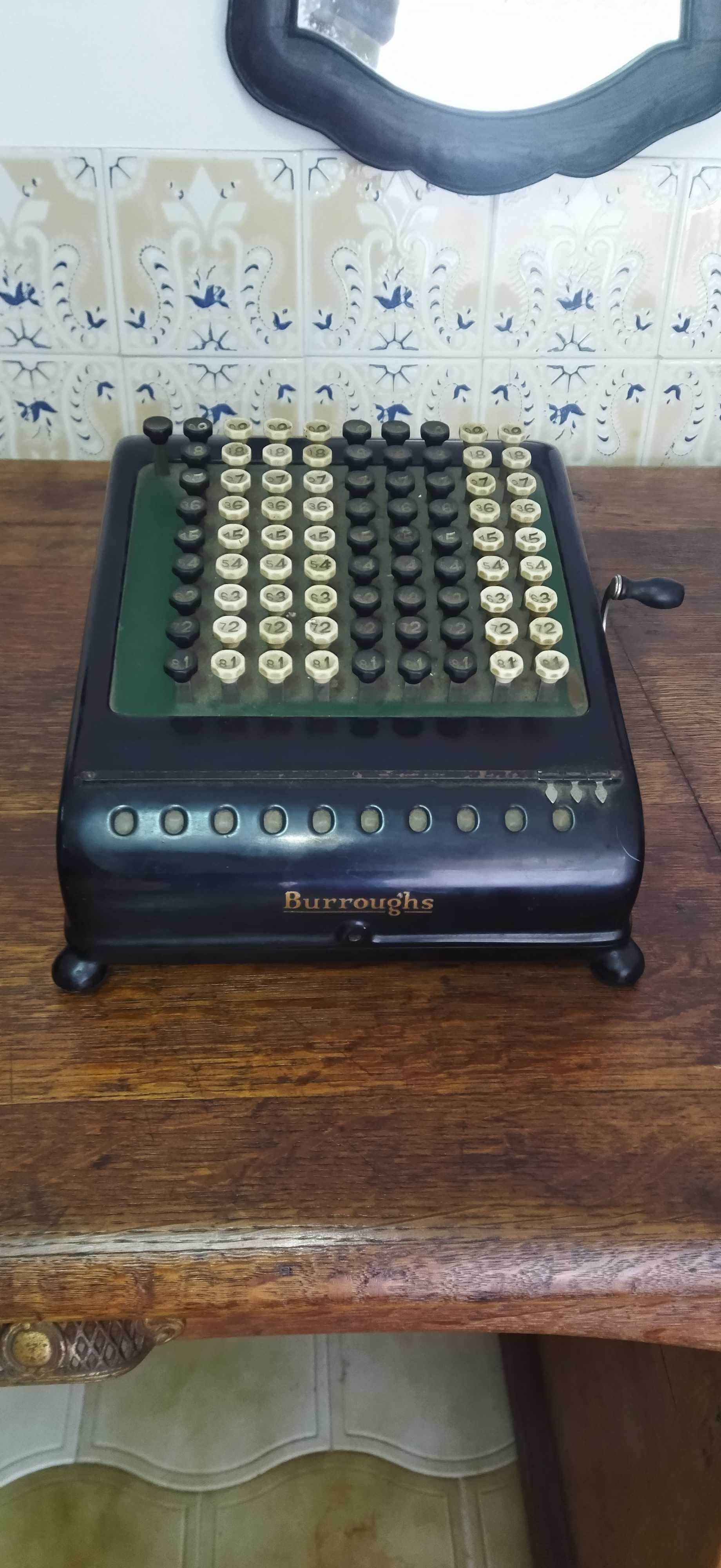 Vintage Calculadora  "Burroughs" N° serie 239305