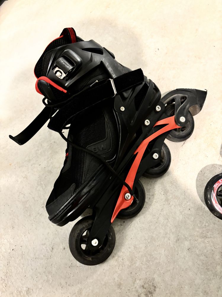 Rolki Decathlon Black Wheels 44-46 roz.