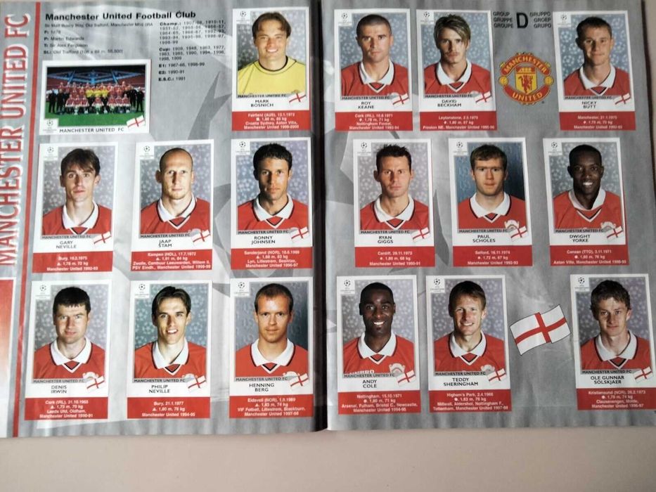 Caderneta Champions League 1999/2000 - PANINI