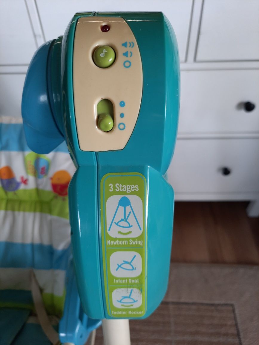 Huśtawka bujaczek fotelik/krzesełko Fisher Price 3w1