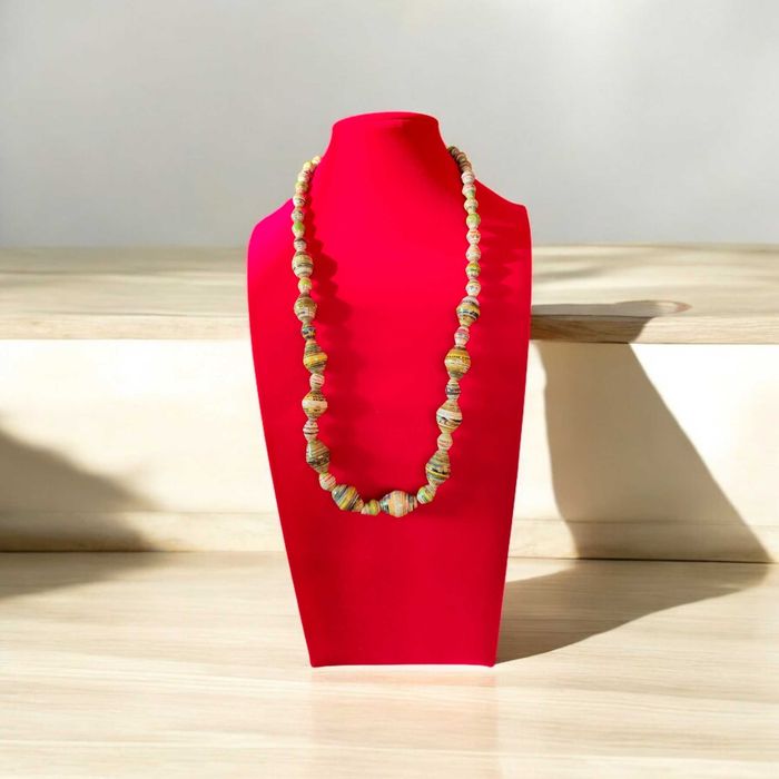 Naszyjnik - Ekologiczny, ręcznie robiony naszyjnik z Afryki [Uganda]