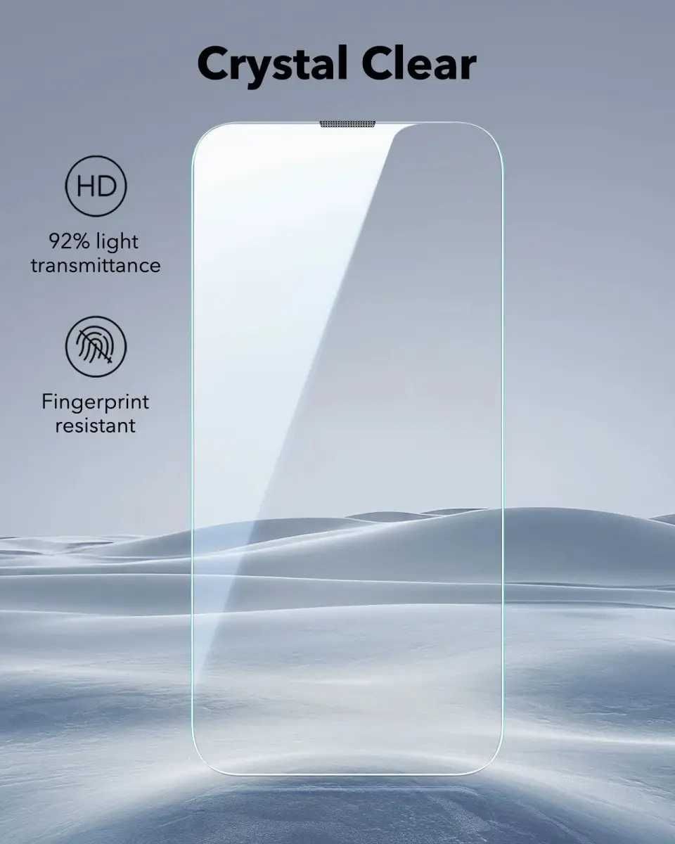 Защитное стекло ESR UltraFit Classic 2-pack iPhone 16e/14/13/13 Pro
