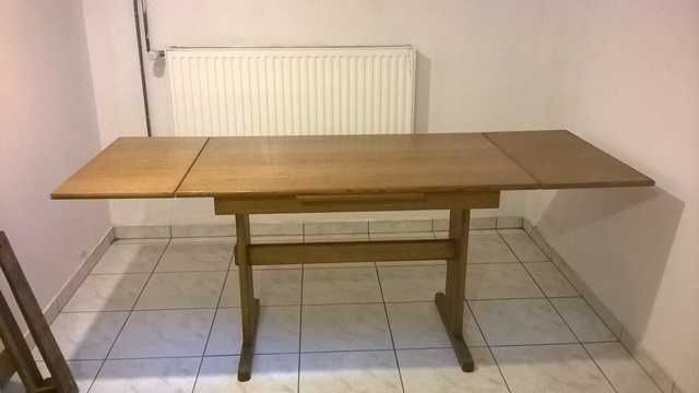 stół dębowy rozsuwany 110-182/70