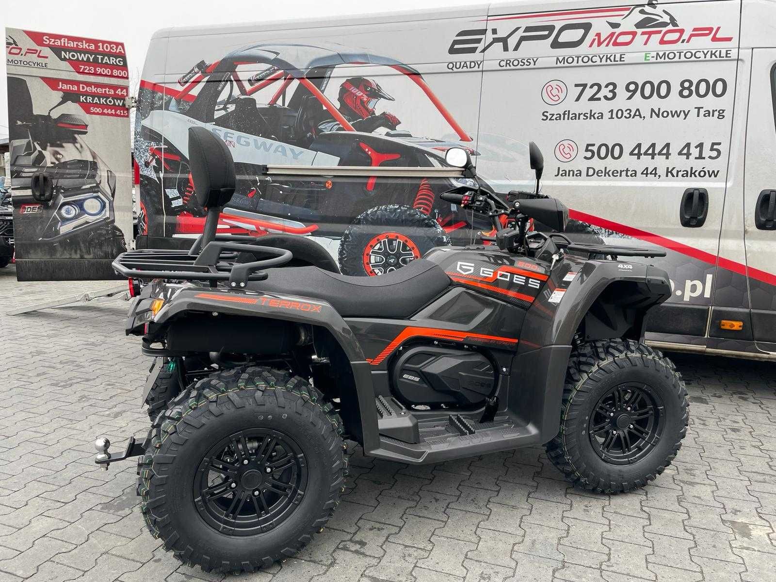 Nowość CFMOTO CFORCE TERROX GOES 500L*Pług+Kufer*RATY*VAT23%*trando150