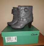 Botki/Trzewiki Clarks skórzane