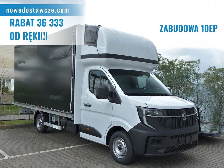 Renault Master zabudowa międzynarodowa 170KM 10EP  Zabudowa 10EP | Plandeka | Zabudowa międzynarodowa | Kurnik