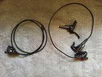 Hamulce Shimano DEORE XT BR-M800 komplet + jedna tarcza RT76 160mm