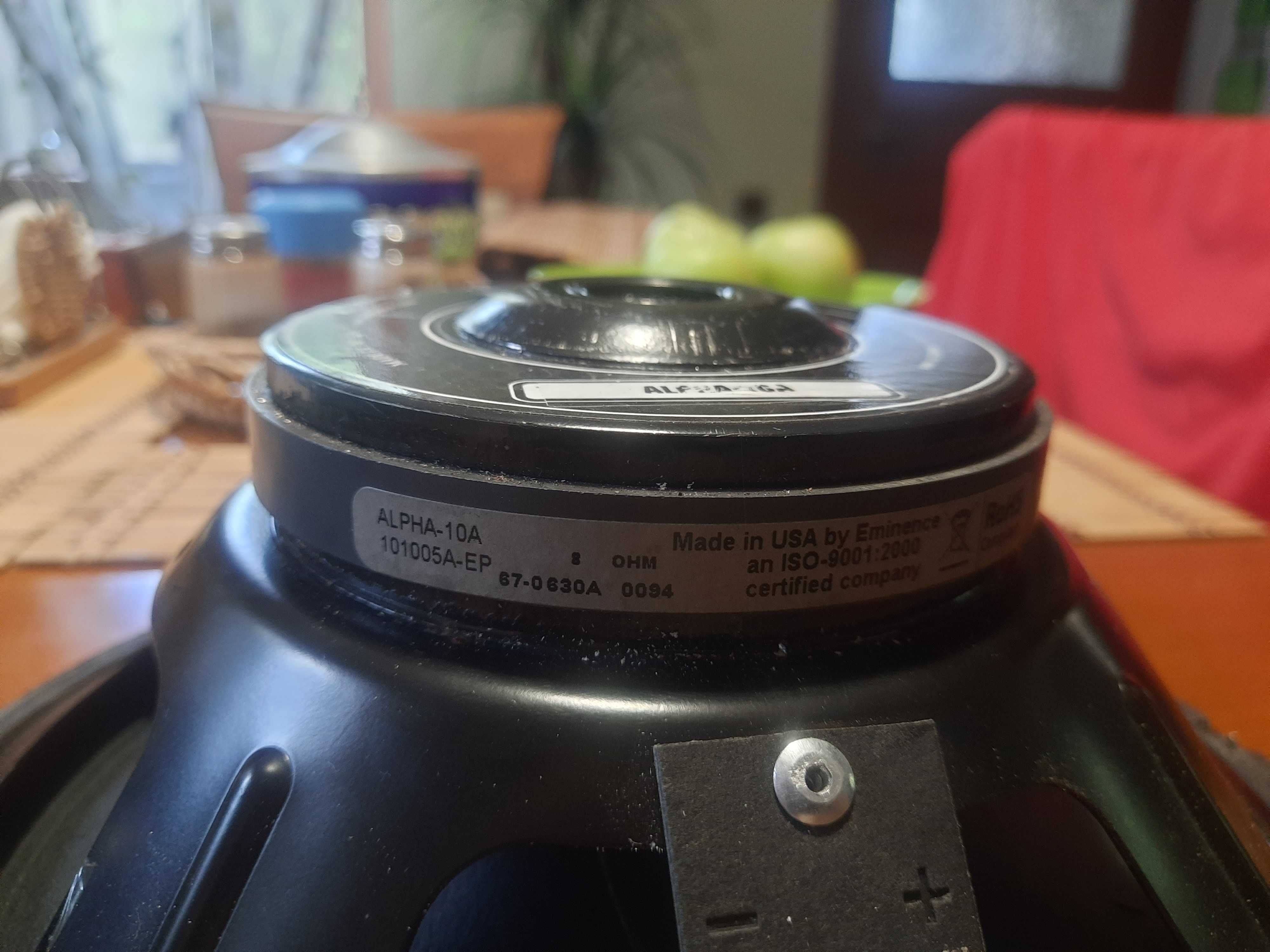 Eminence Alpha 10 пара НЧ динамики мидбас, бас, woofer