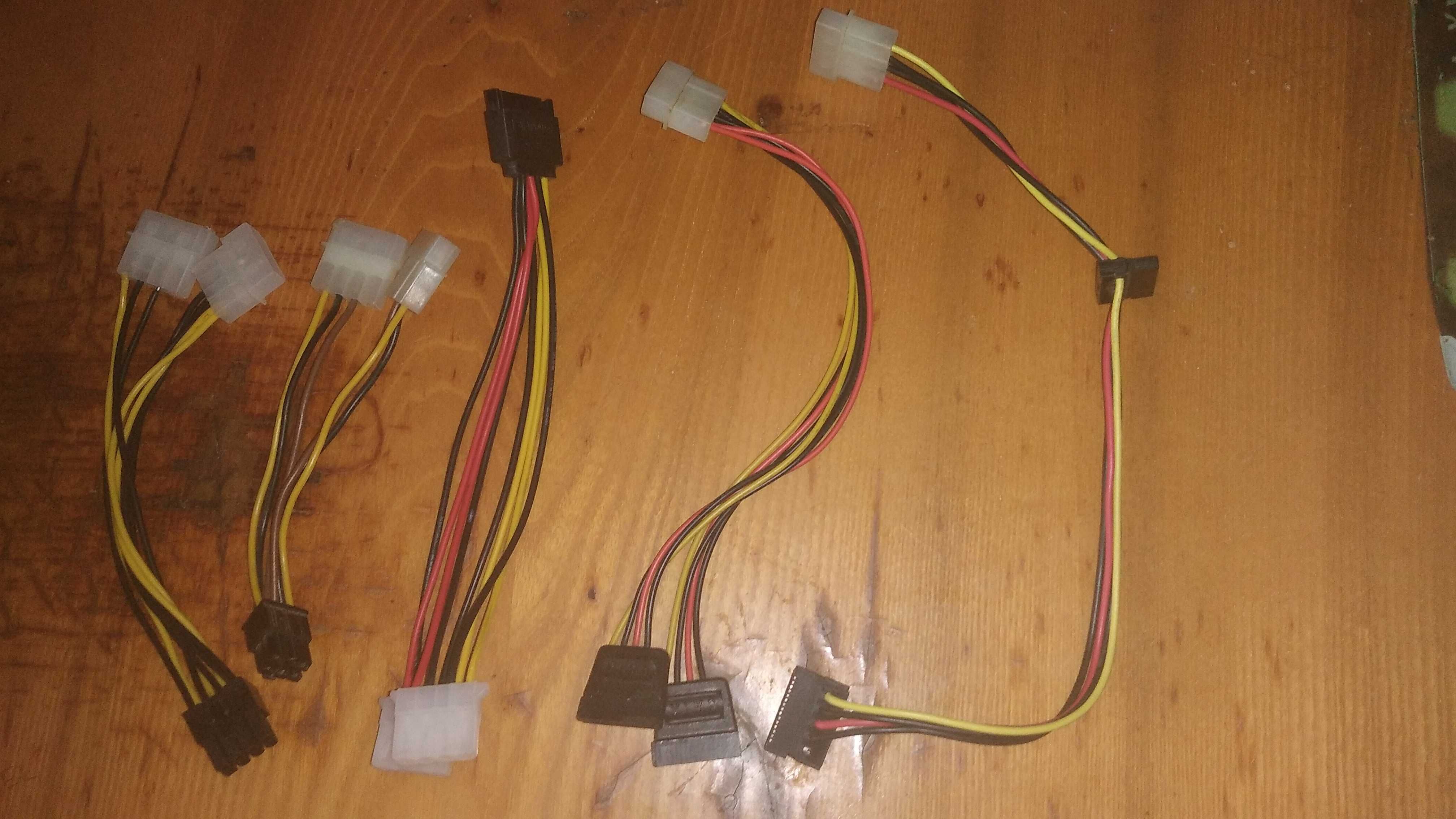 Переходники  Sata to 2 molex, molex to 2 sata ,5.25 to 3.5,3.5 to 2.5