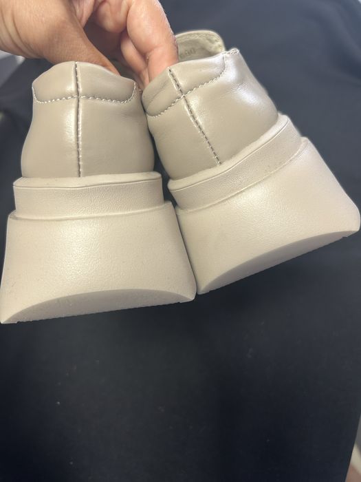 Шкіряні жіночі мокасини на платформі (36р, 23см, нові)