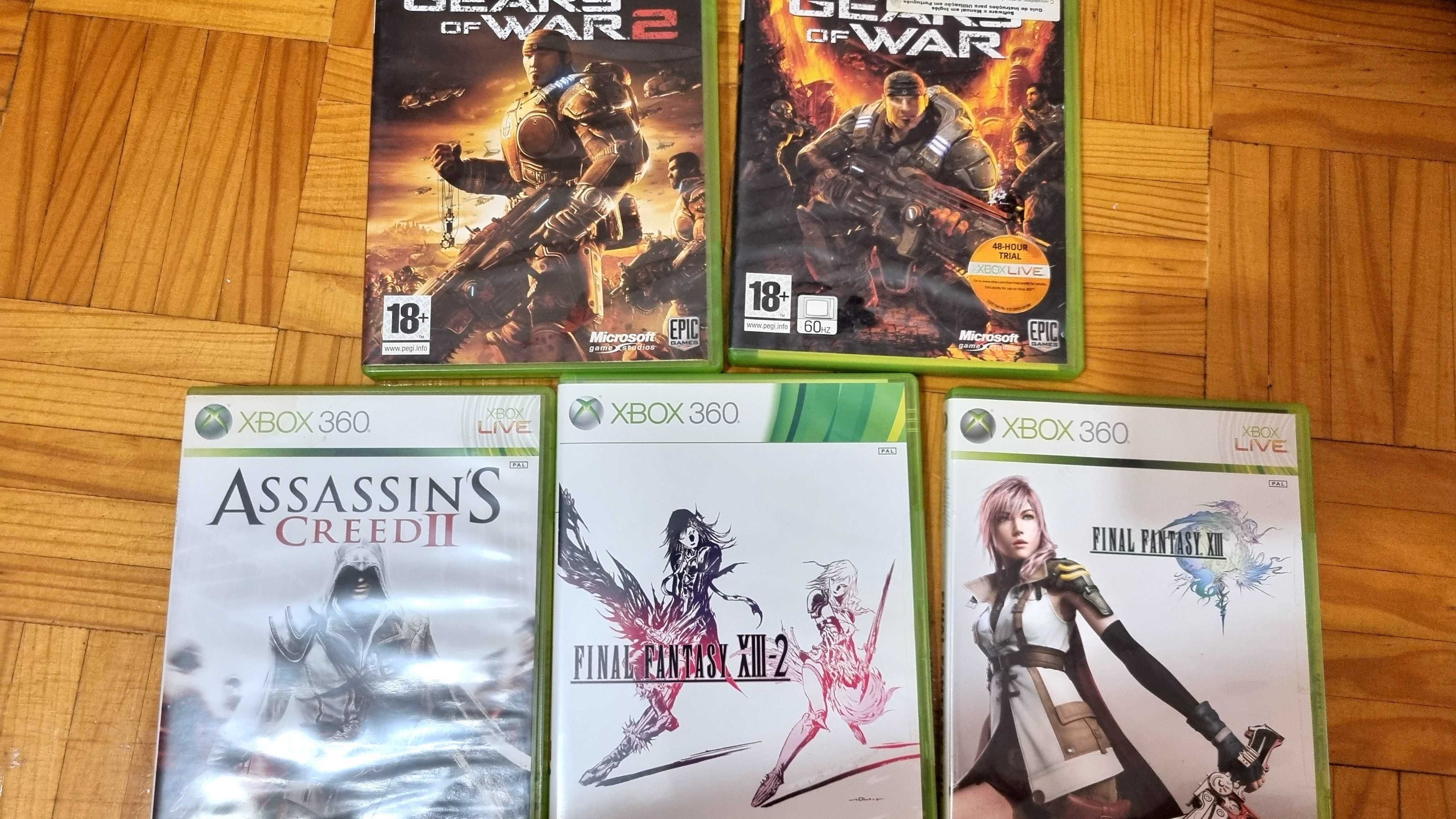 X Box 360 + 5 Jogos