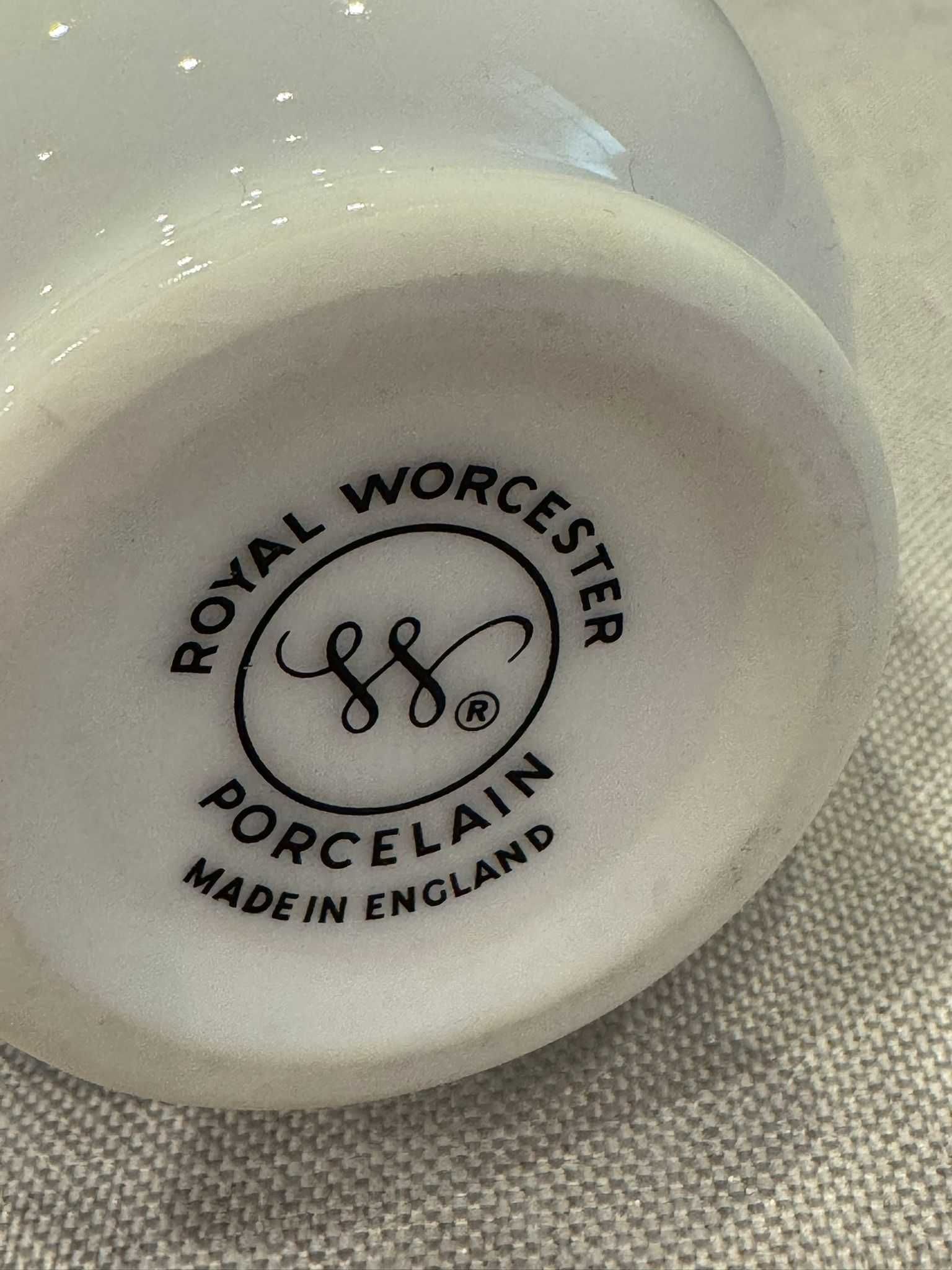 "Egg Coddler" pojemniki do gotowania jajek, porcelana Royal Worcester