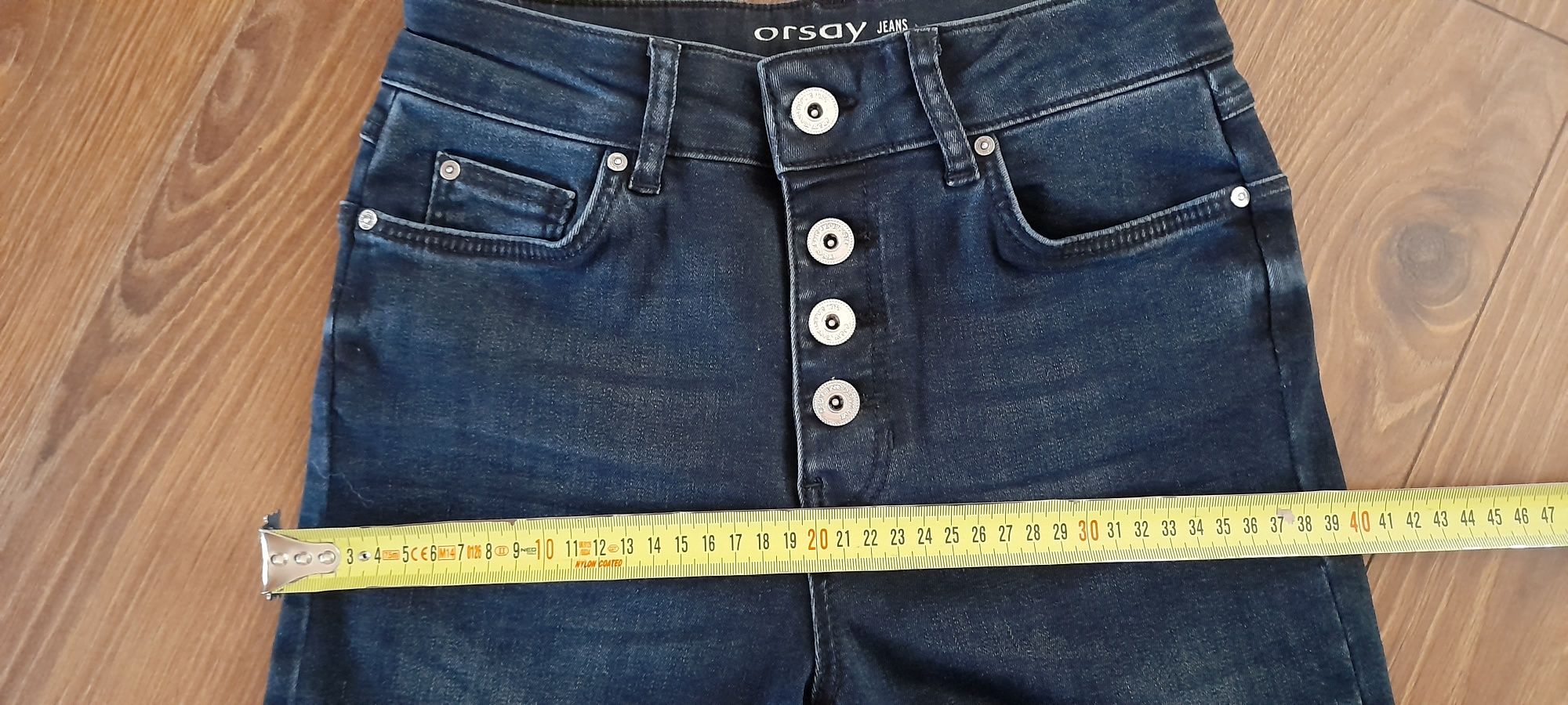 Jeansy Orsay wysoki stan 34 xs