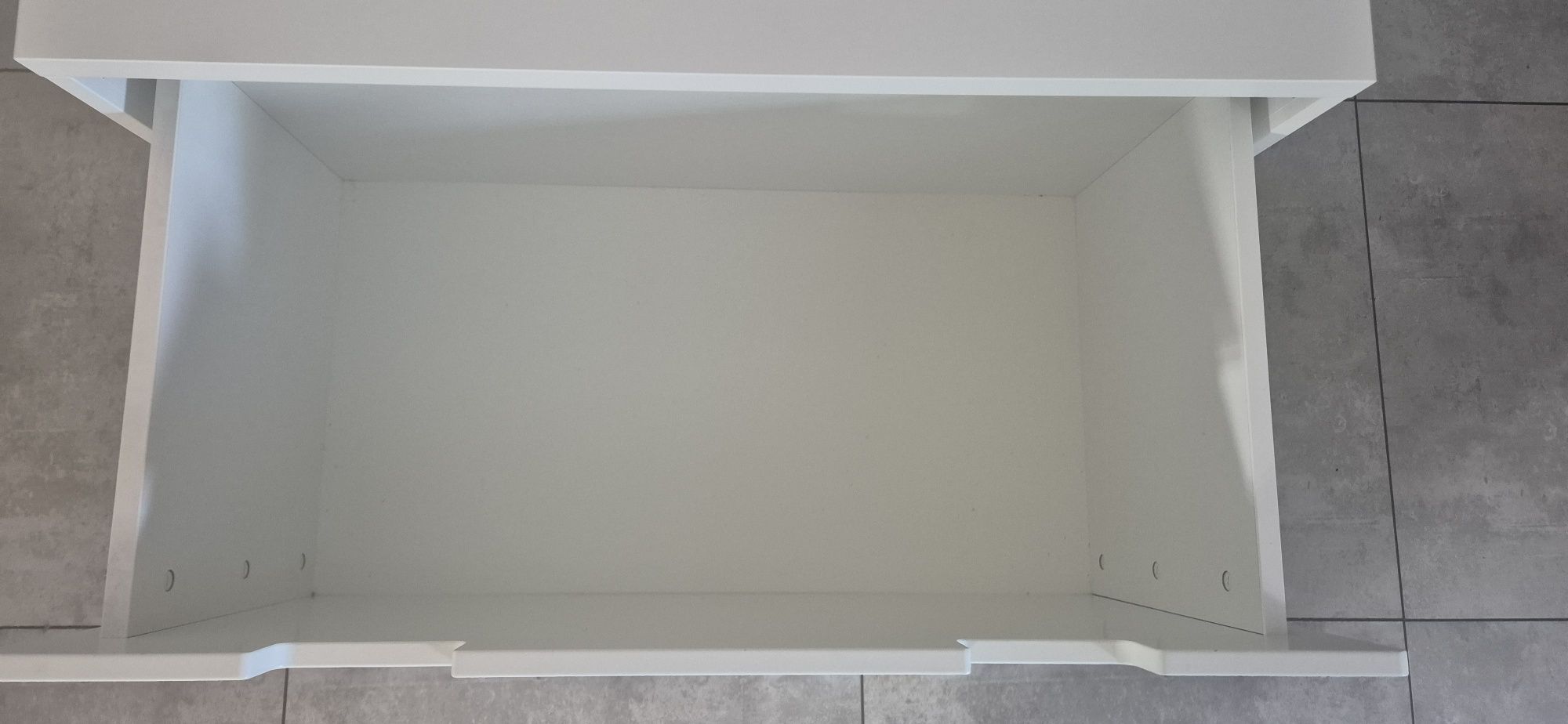 Ławka z pojemnikiem na zabawki IKEA bialy 90x52x48