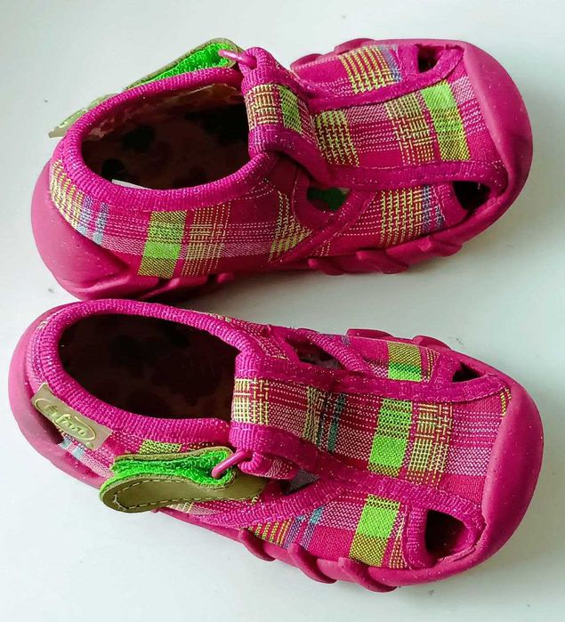 Легкі, дитячі тапочки, капці, пінетки, мокасини Befado (Польща) 20р.