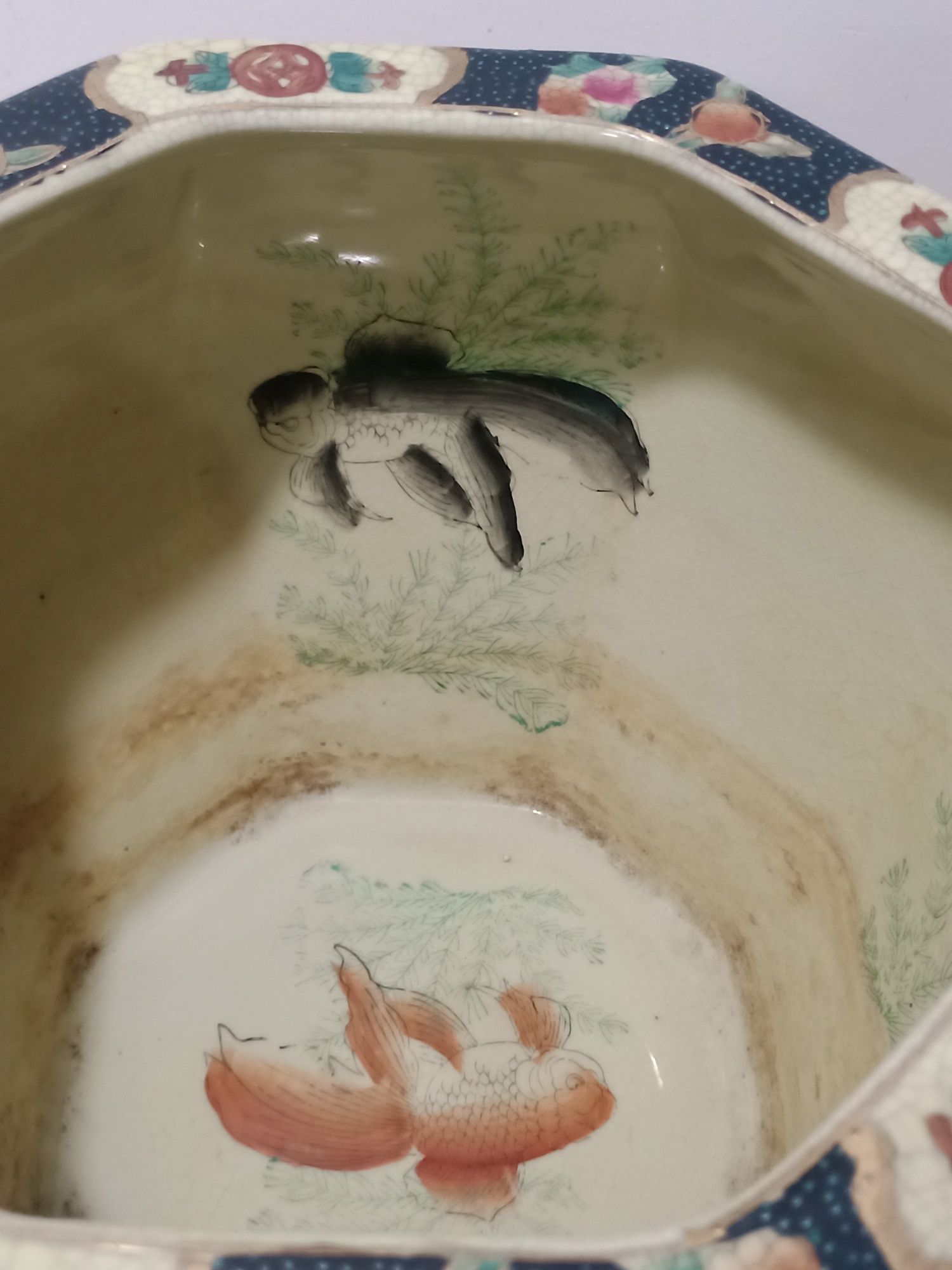 Aquário ou vaso chinês tipo Satsuma