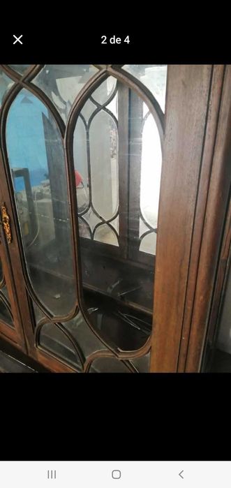 Cristaleira Queen Anne