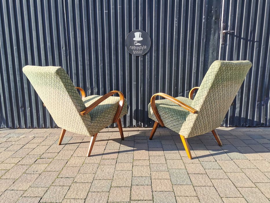 Fotel Czechosłowacja TON mod.53 proj. J. Šmídek, PRL Design, Vintage