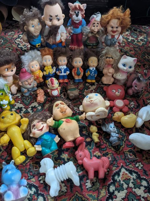 Резиновые игрушки СССР