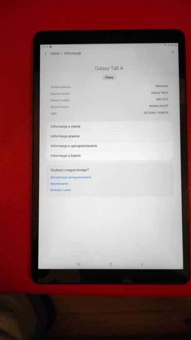 tablet Samsung Galaxy Tab A 32GB SM‑T515 10.1 + ładowarka