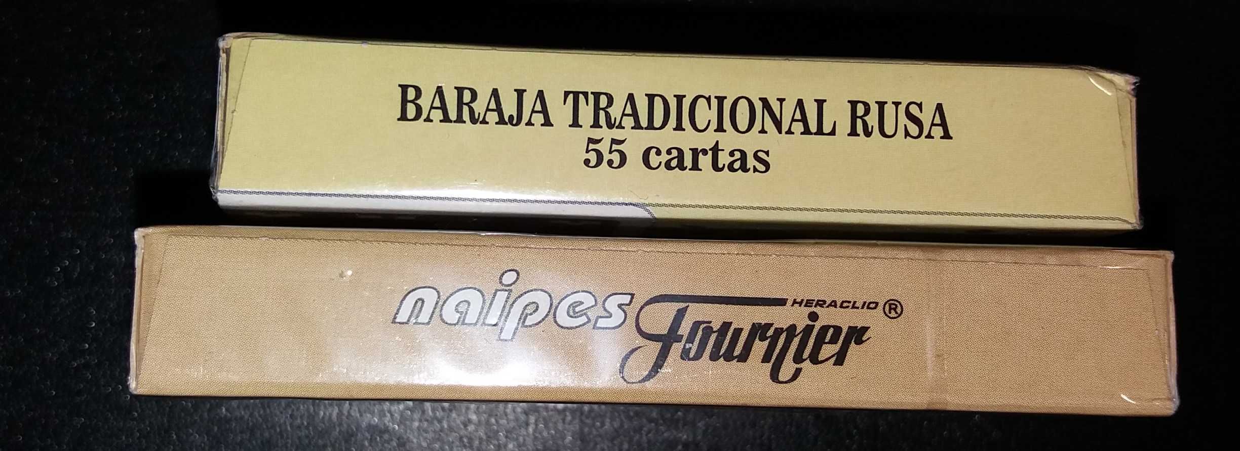 2 baralhos de cartas Fournier - inviolados