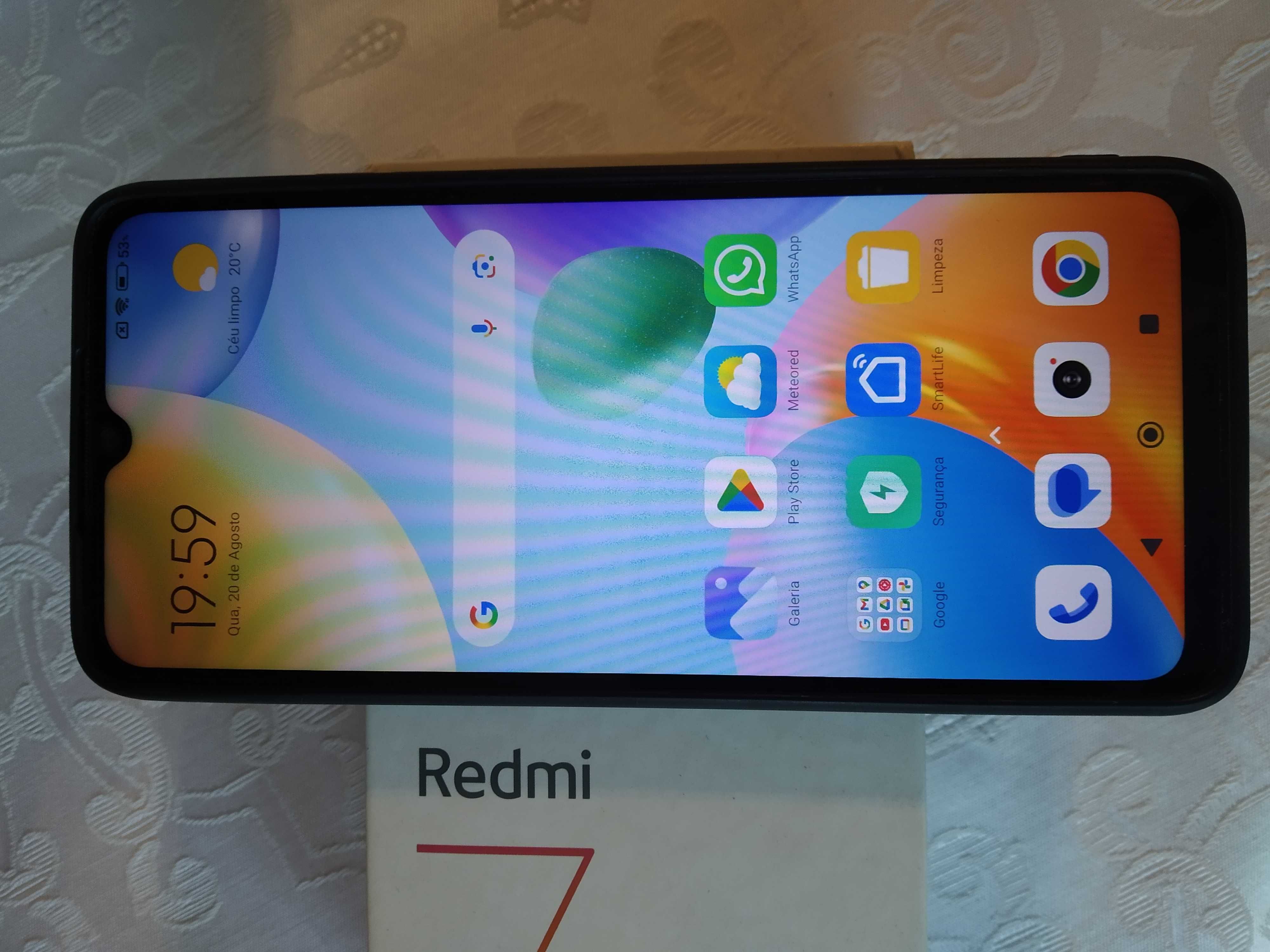 Xiaomi readmi 7, impecável como novo, ver fotos e descrição.