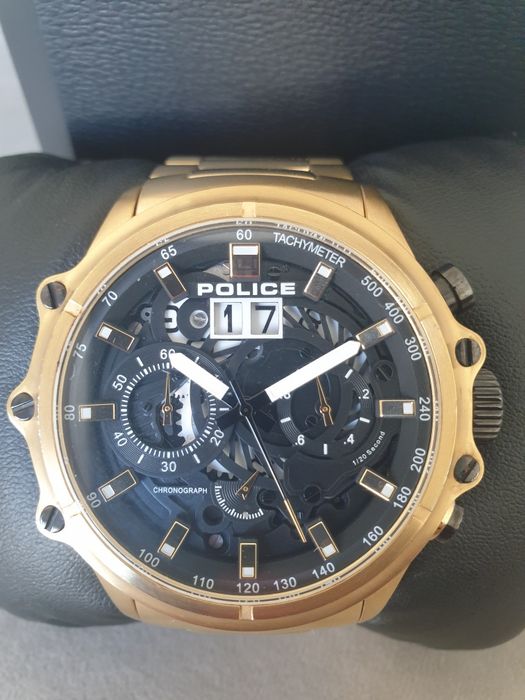 Relógio Police LUANG gold