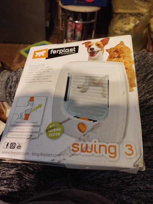 Drzwiczki dla psa lub kota  Ferplast swing 3