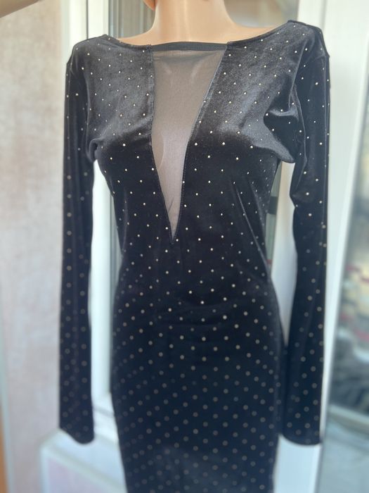 Сукня вечірня, чорна сукня 44-46, М выпускное платье