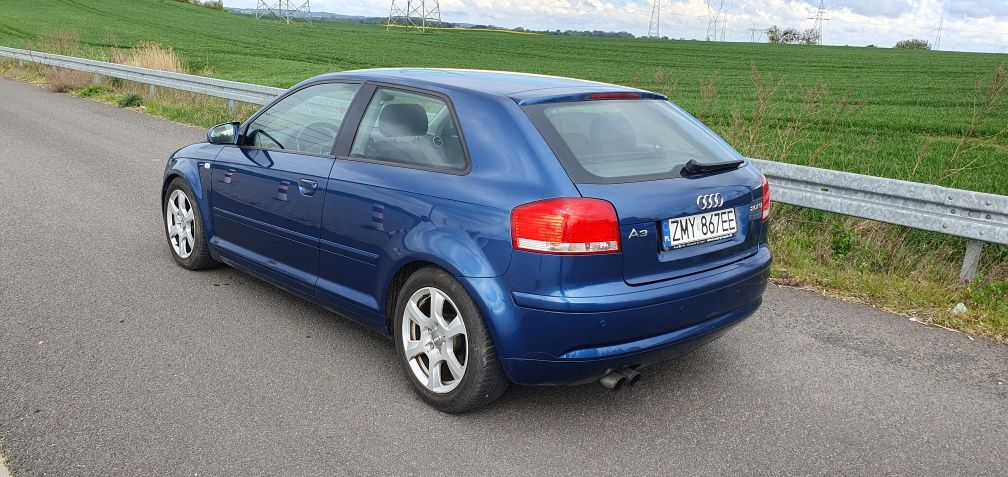 Audi A3  8p 2.0 Benzyna Klimatyzacja Isofix  Zarejestrowany