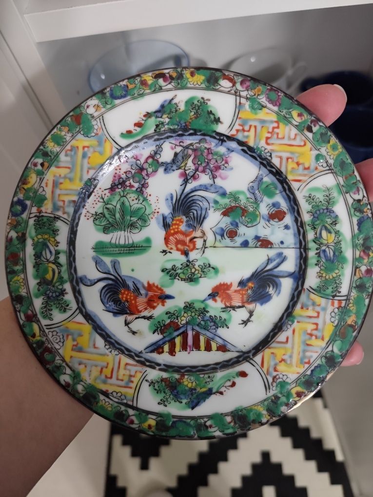 Pratos de porcelana de Macau.