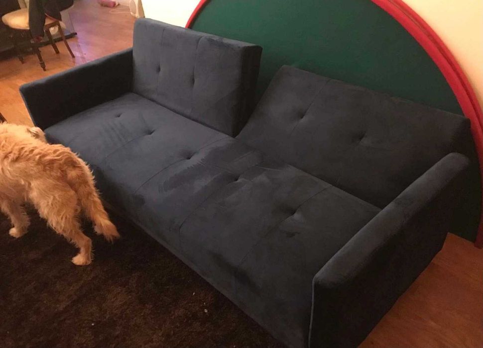 Sofa Cama Azul Royal - NOVO