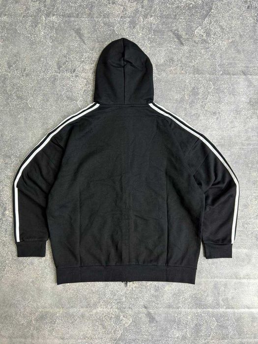Balenciaga x Adidas - zip hoodie худи черная зіпка худі кофта чорна