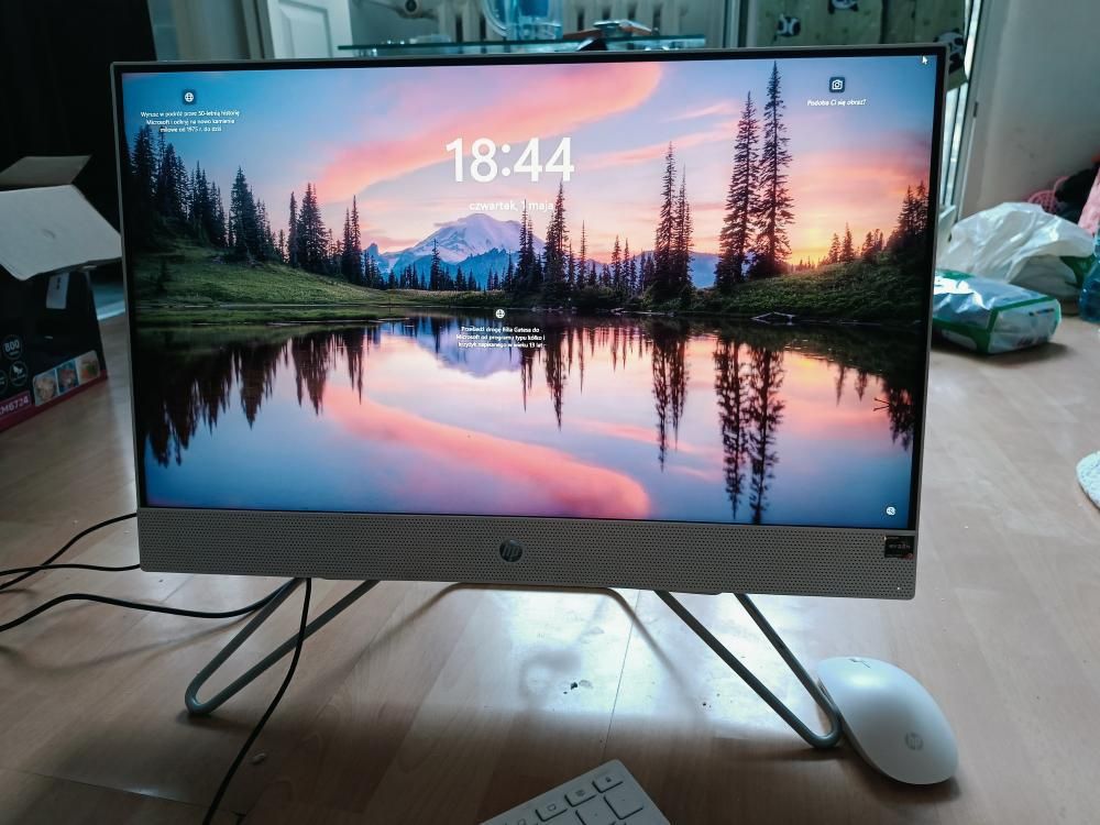 Komputer hp all-in-One ryzen 3. 5000 series