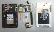 Asus ME173x Шлейф, камера, дисплей, сенсор, динамик, крышка.