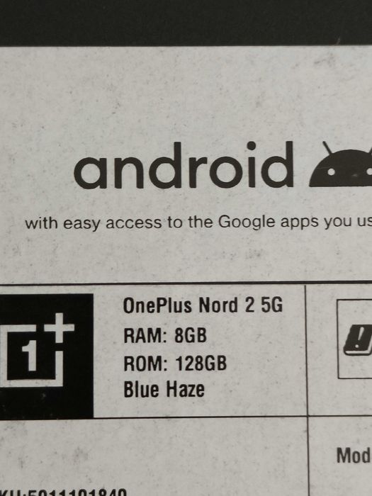 Telemóvel Oneplus Nord 2 5G 8GB RAM 128GB rom
