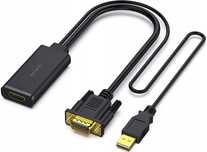 Adapter  VGA–HDMI Przetwornik 1080p z  Dźwiękiem