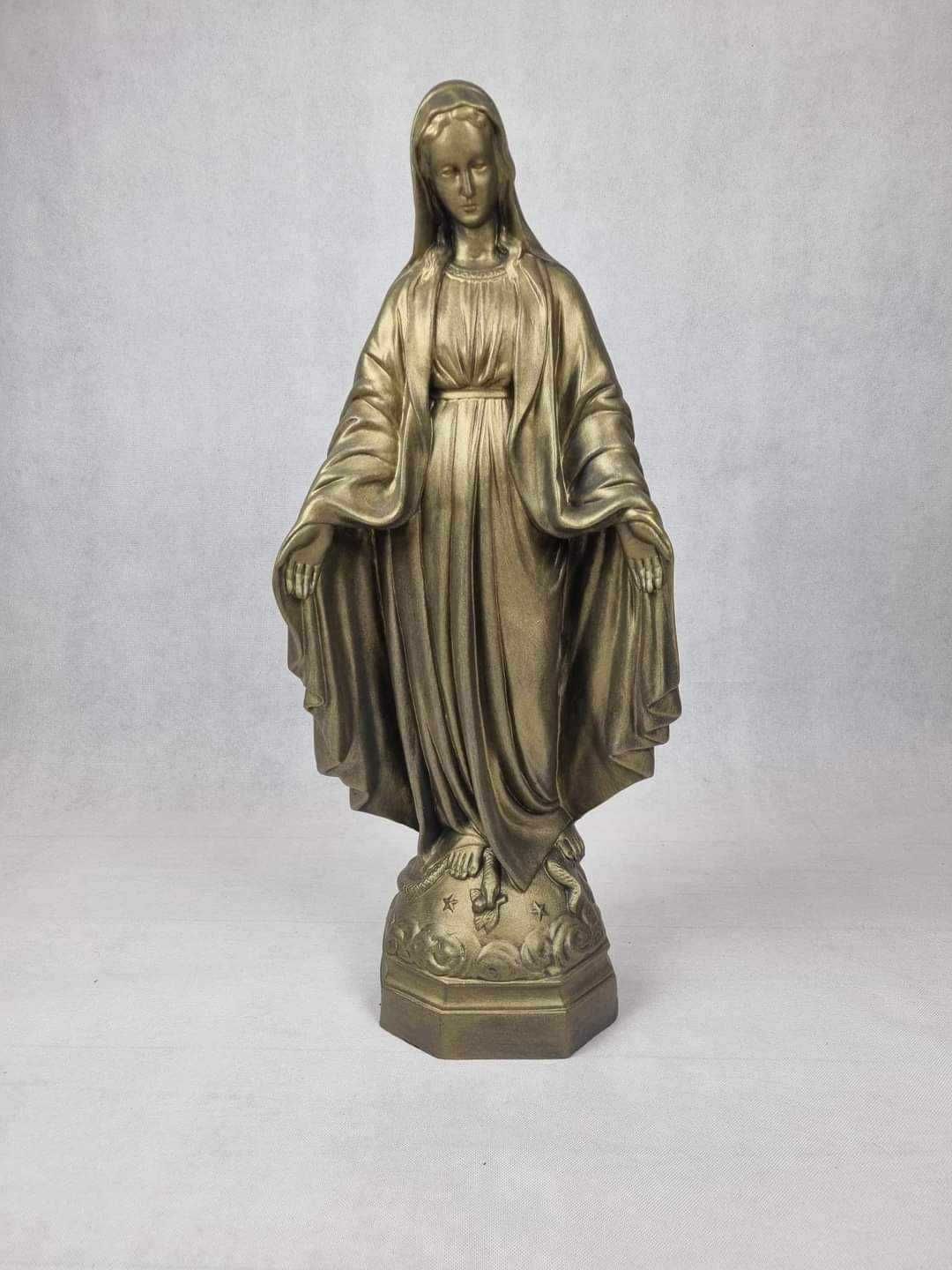 Matka Boża anioł kolumna figura betonowa połysk pomnik dekoracje
