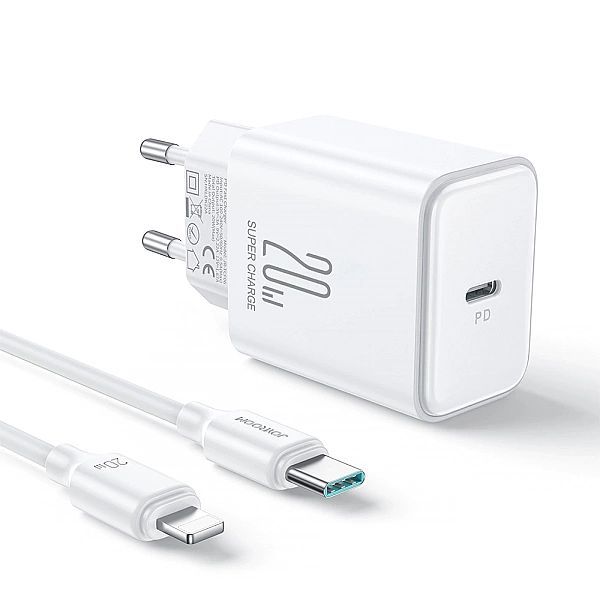 Ładowarka Joyroom Jr-tcf06/20w Usb-c Pd z kablem Usb-c / Lightning - b
