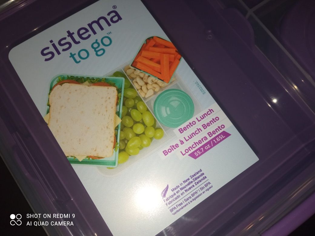 Pojemnik śniadaniowy śniadaniówka lunch box bento sistema to go