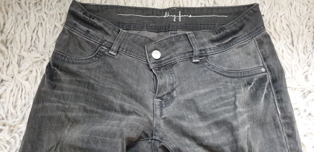 DKNY jeans jeansy dzinsy spodnie jeansowe r. 26 S
