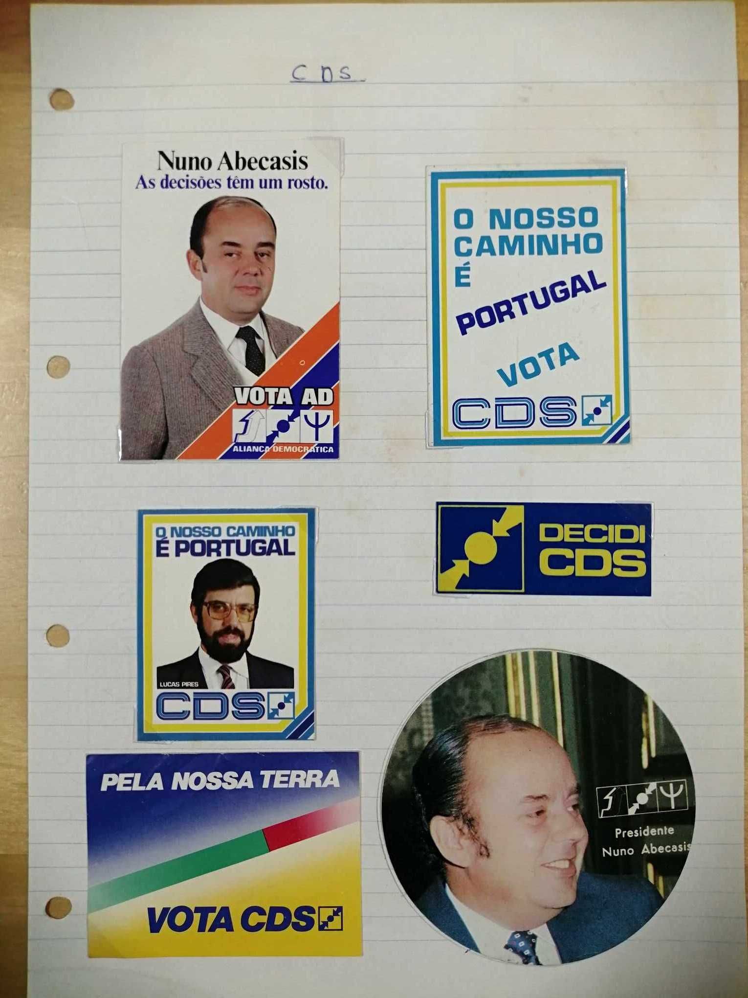 Autocolantes Vintage - Partidos Políticos