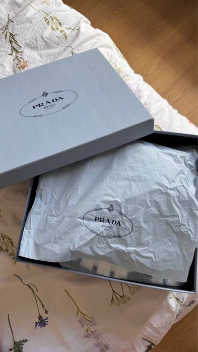 Чоботи Prada Monolith Boots White — Оригінал