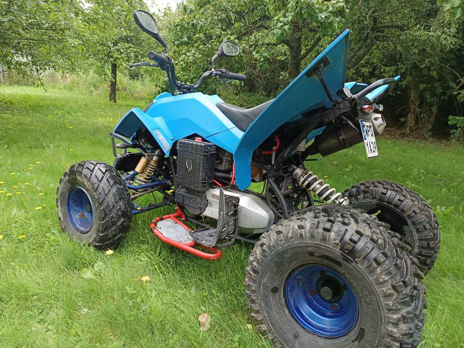 Quad 250 zarejestrowany