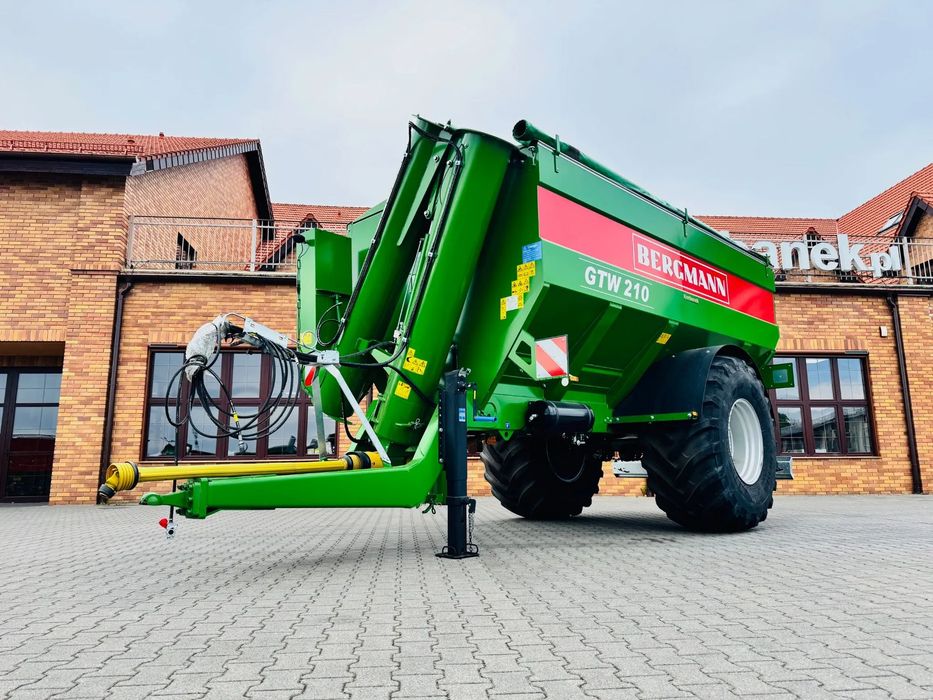 Bergmann GTW 210 Wydajna przyczepa przeładowcza  Nowa przyczepa przeładunkowa o wysokiej wydajności dostępna od ręki