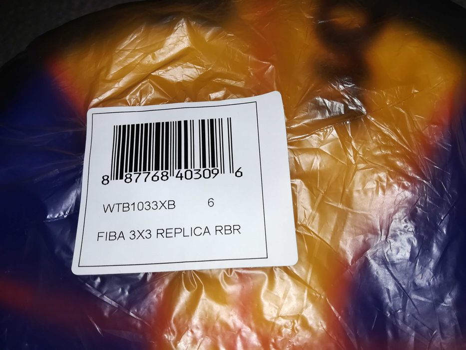 bola de basquetebol wilson fiba 3x3 replica ball oficial (nova)