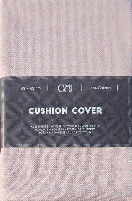 Poszewka bawełniana dekoracyjna na jaśka 45 x 45cm różowa BOHO