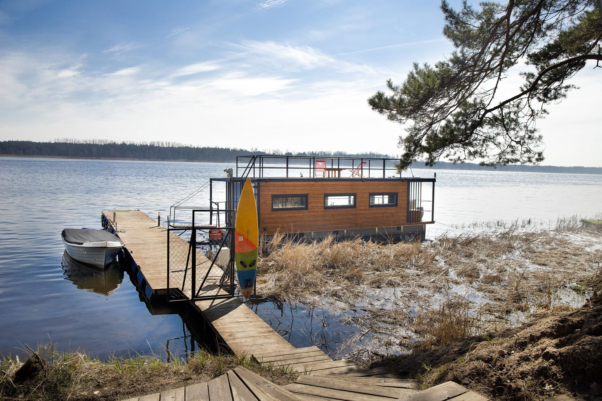 Domek na wodzie Zalew Zegrzynski , domek nad Zegrzem