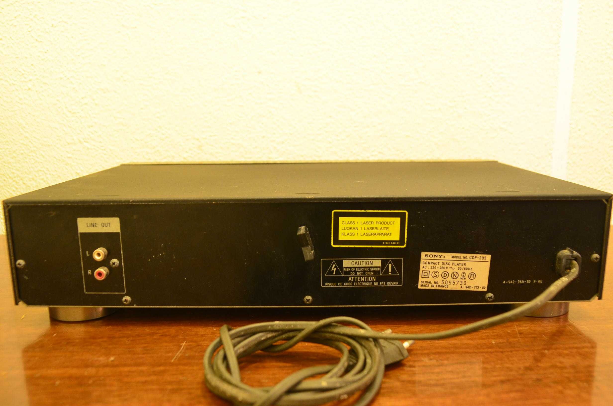 Leitor de CD's Sony CDP-295