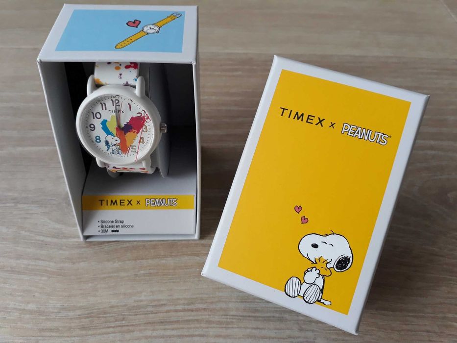 Zegarek damski dziewczęcy TIMEX x PEANUTS TW2V77600 UP Snoopy prezent